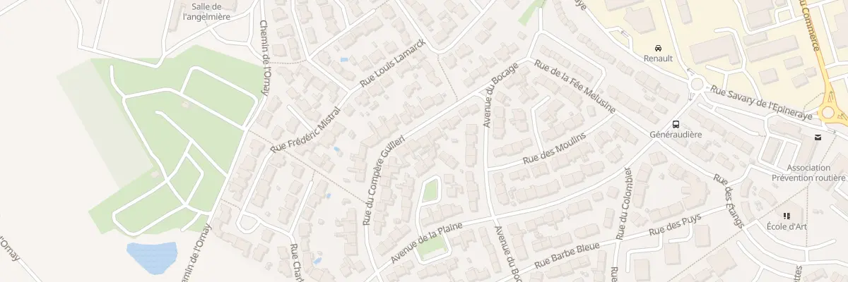Plan du 17 Rue du compère guilleri à La Roche-sur-Yon