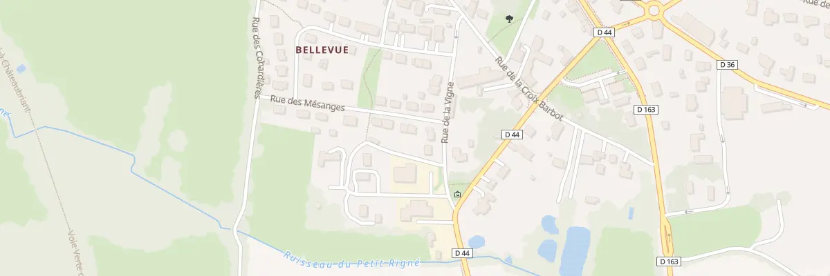 Plan du 1 Rue des Mésanges à Rougé
