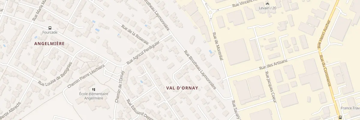 Plan du 106 Rue birotheau laymonnière à La Roche-sur-Yon