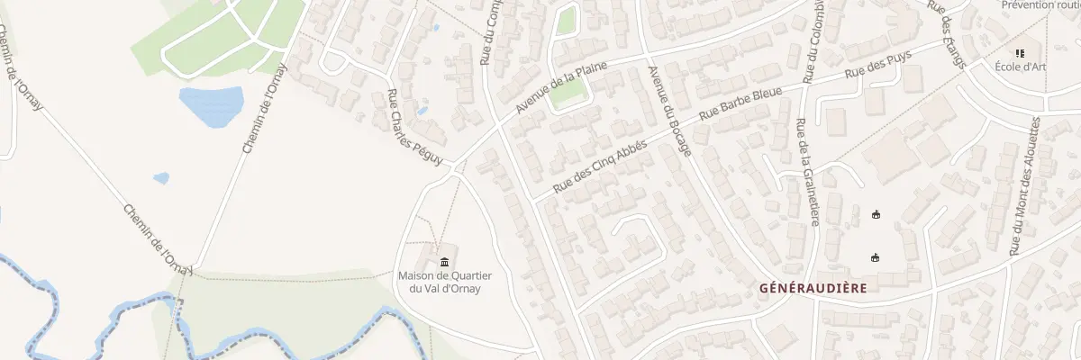Plan du 11 Av des Marais à La Roche-sur-Yon