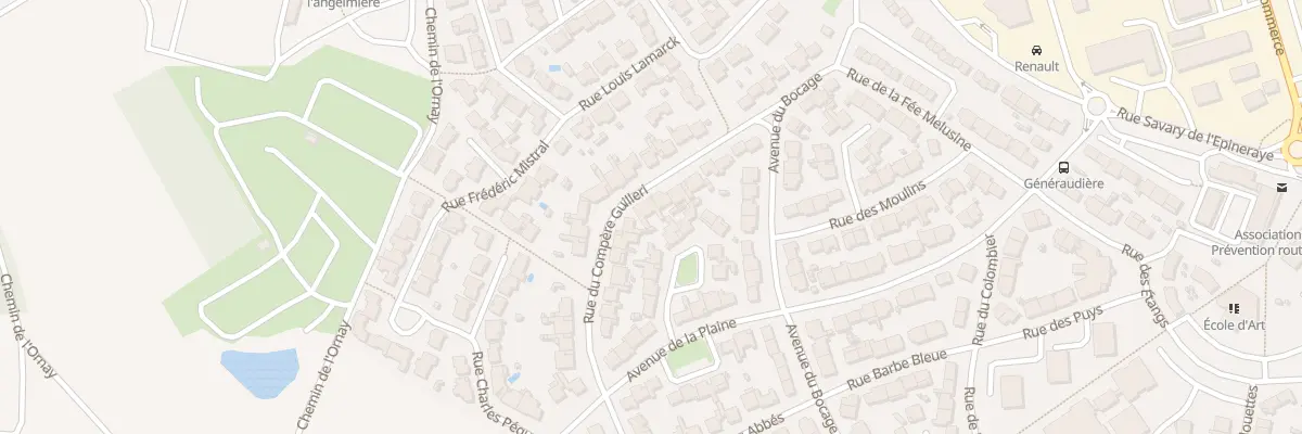 Plan du 21 Rue du compère guilleri à La Roche-sur-Yon