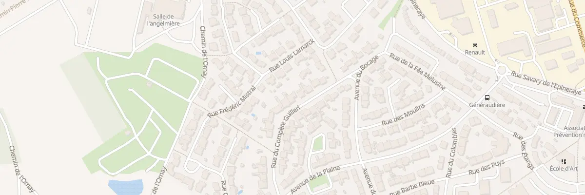 Plan du 24 Rue du compère guilleri à La Roche-sur-Yon