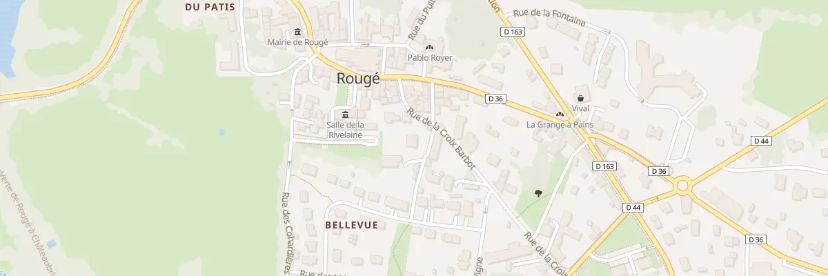 Plan du 8 Rue de la Croix Barbot à Rougé
