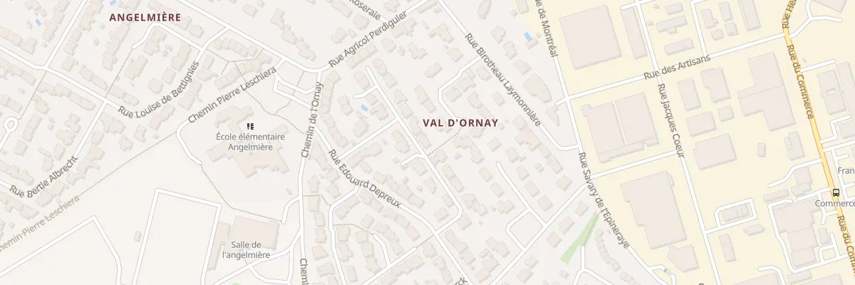 Plan du 26 Rue du General Bollardiere à La Roche-sur-Yon