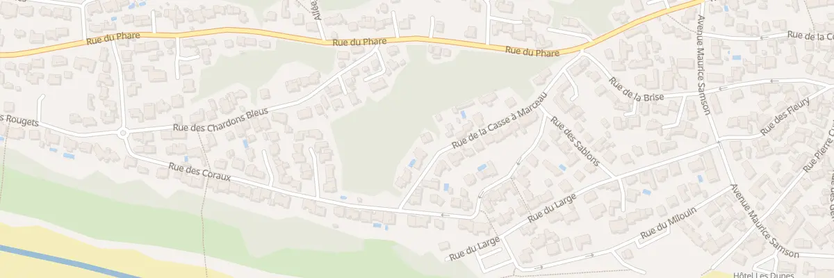 Plan du 20 Rue de la casse à marceau à La Tranche-sur-Mer
