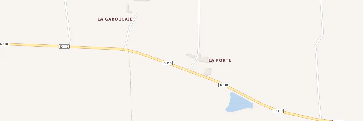 Plan du 5476 La PORTE à Soulvache