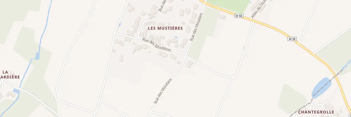 Plan du 28 Rue des Mustières à Vertou