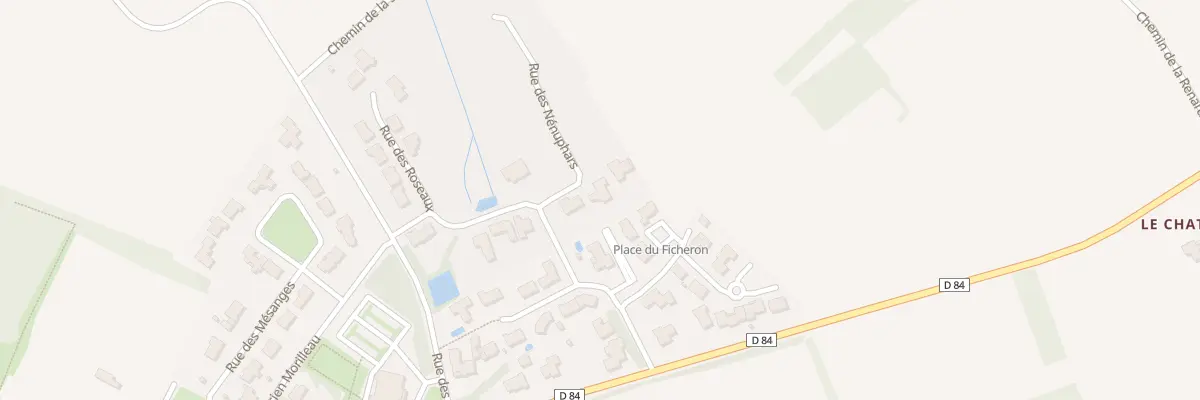 Plan du 4 Rue des nénuphars à Montréverd
