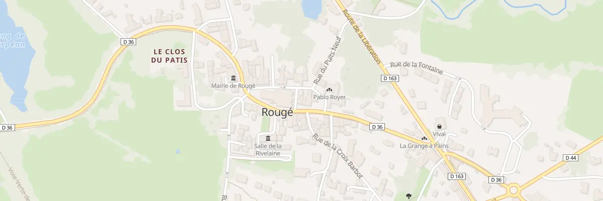 Plan du 1 Rue du Haut Beauvais à Rougé