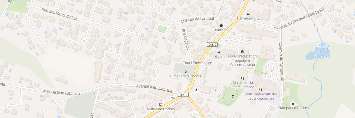 Plan du 29A Rue de Janin à Ondres