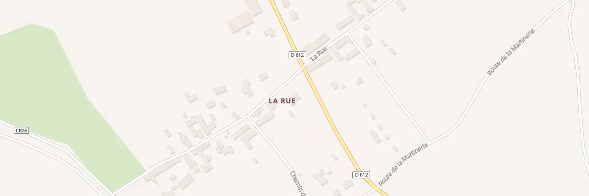 Plan du 22 La Rue à Carneville