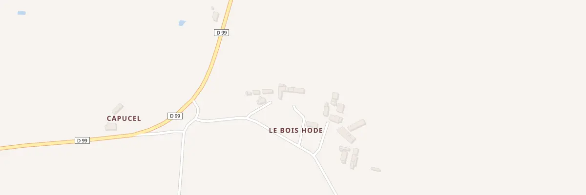 Plan du 5568 Le Bois Hode à Coësmes