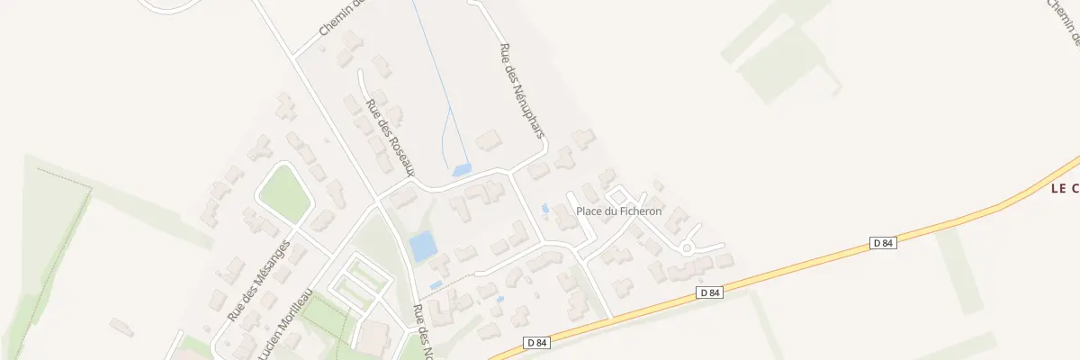 Plan du 2 Rue des nénuphars à Montréverd