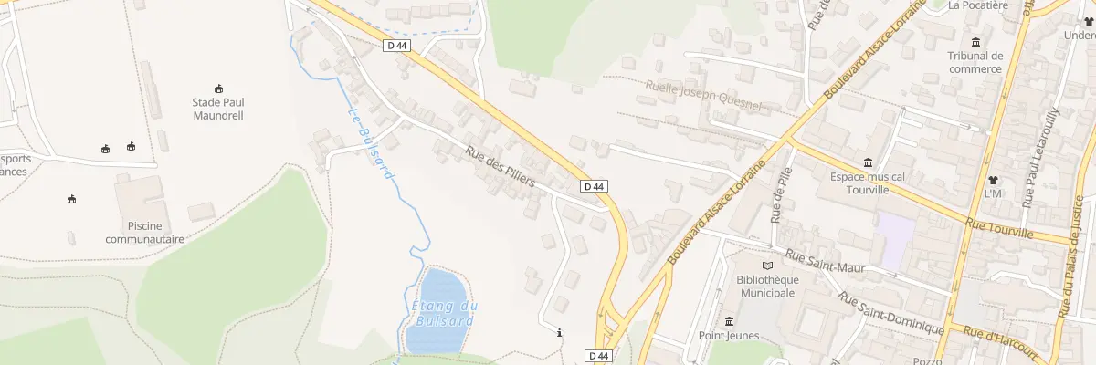 Plan du 2A Rue des Piliers à Coutances