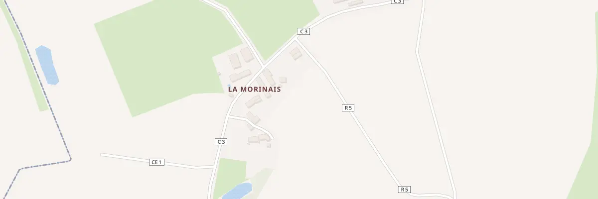 Plan du 5161 La Morinais à Louisfert