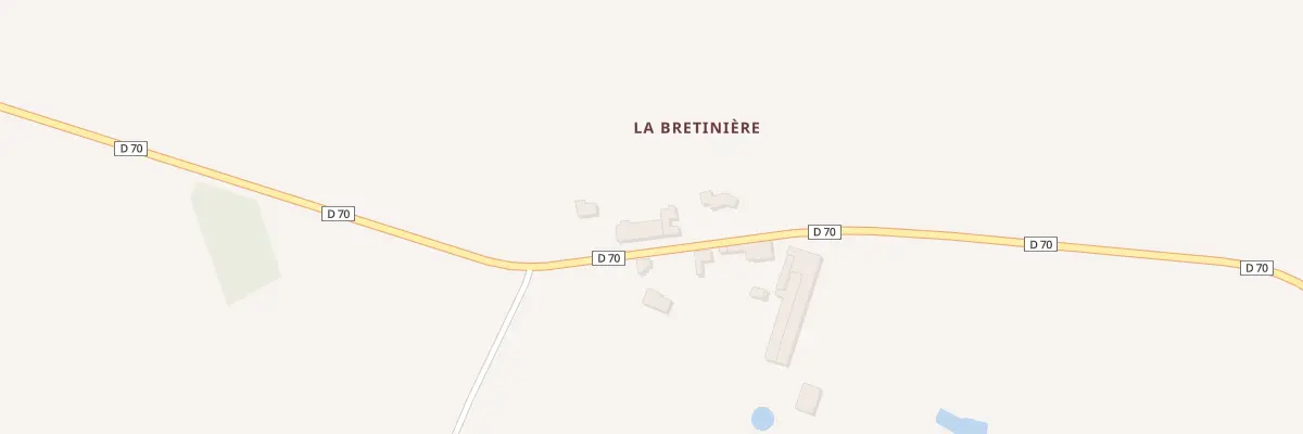 Plan du 5921 La Brétinière à Vieillevigne