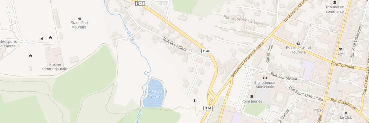 Plan du 3A Rue des Piliers à Coutances