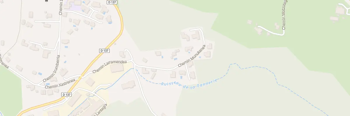 Plan du 153 Che Munukenea à Villefranque