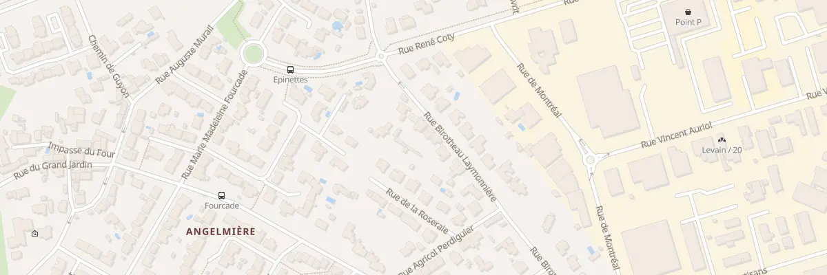 Plan du 60 Rue birotheau laymonnière à La Roche-sur-Yon