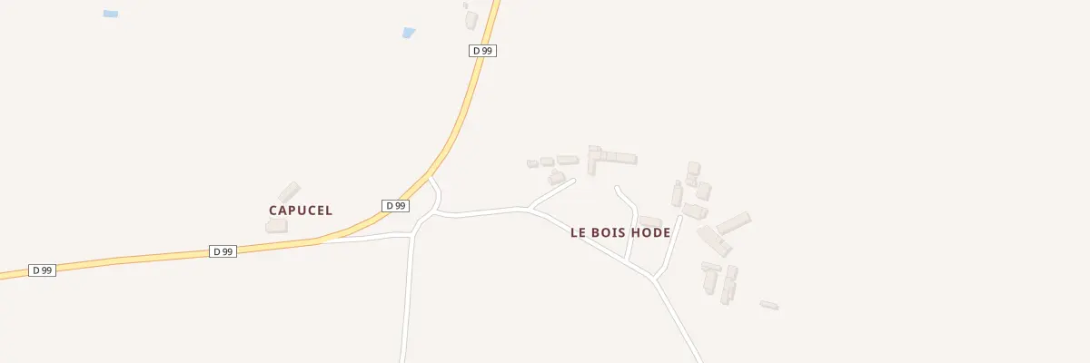 Plan du 5369 Le Bois Hode à Coësmes