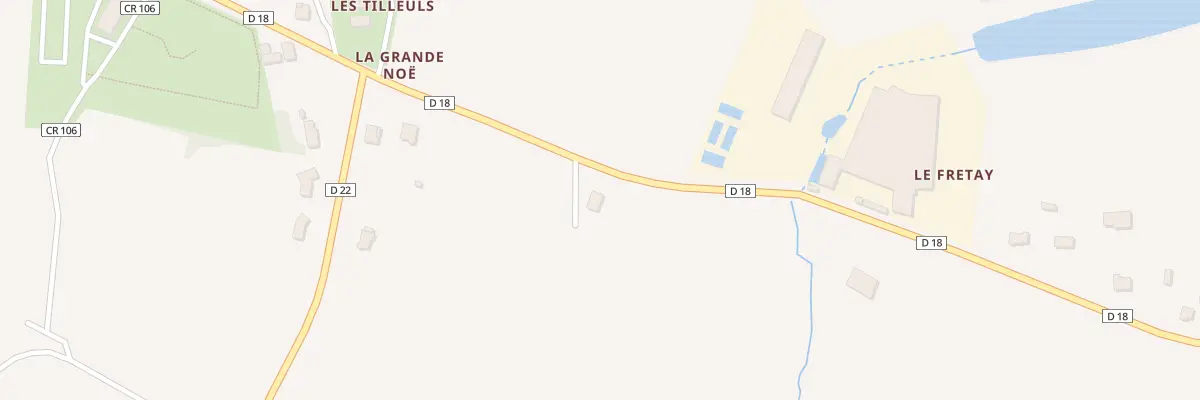 Plan du 20 La Grande Noe à Chauvigné