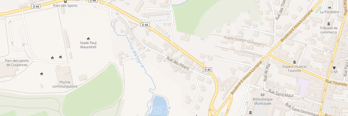 Plan du 10 Rue des Piliers à Coutances