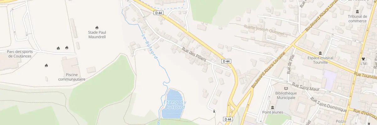 Plan du 21 Rue des Piliers à Coutances