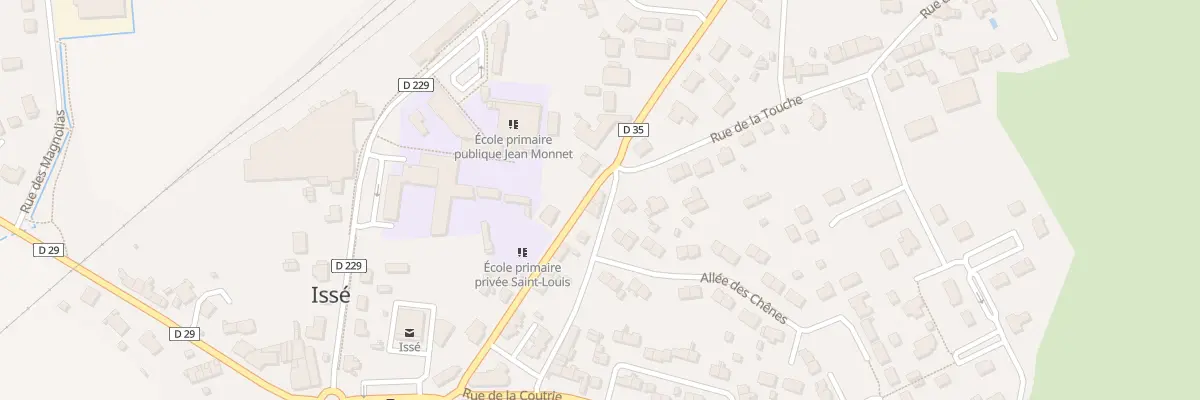 Plan du 12 Rue de la Poste à Issé