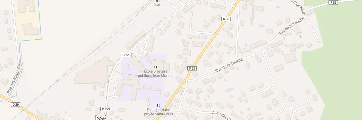 Plan du 15 Rue de la Poste à Issé