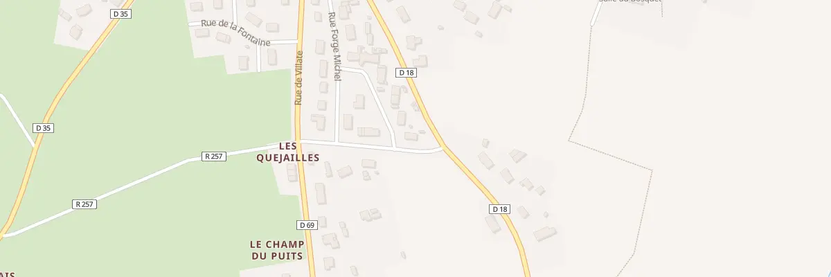 Plan du 1 Rue du Clos Bernard à Issé