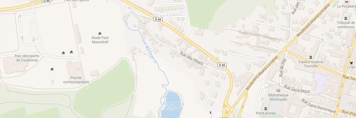 Plan du 27 Rue des Piliers à Coutances
