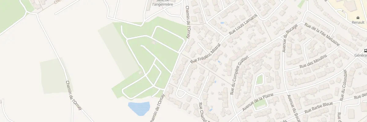 Plan du 26 Rue frédéric mistral à La Roche-sur-Yon