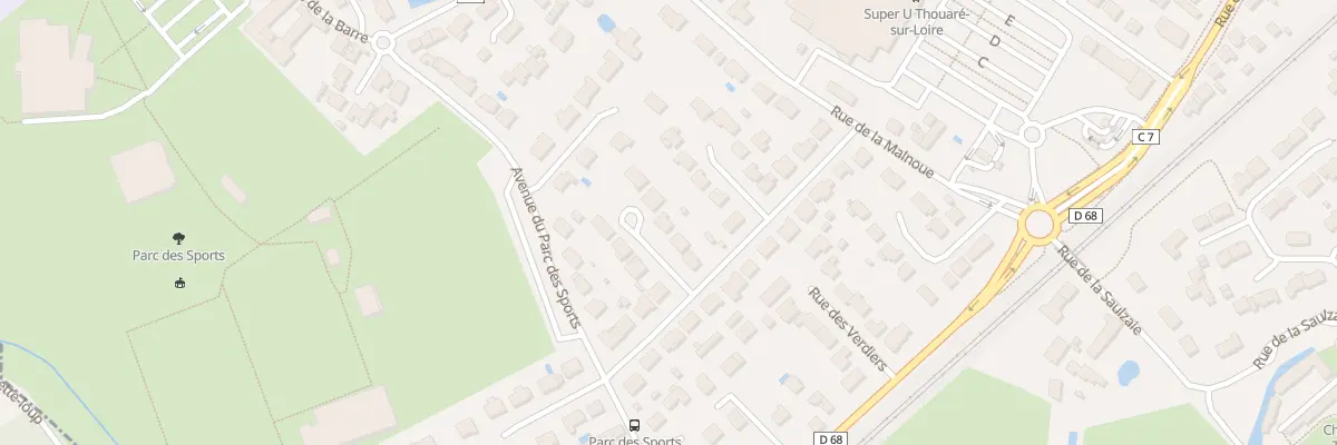 Plan du 4 Av du Sapin à Thouaré-sur-Loire