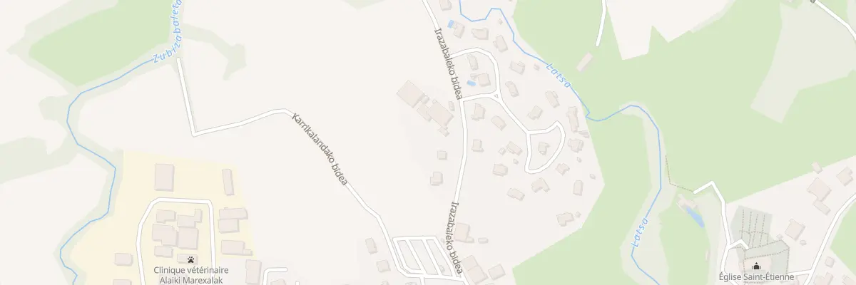 Plan du 135 Irazabaleko bidea à Espelette