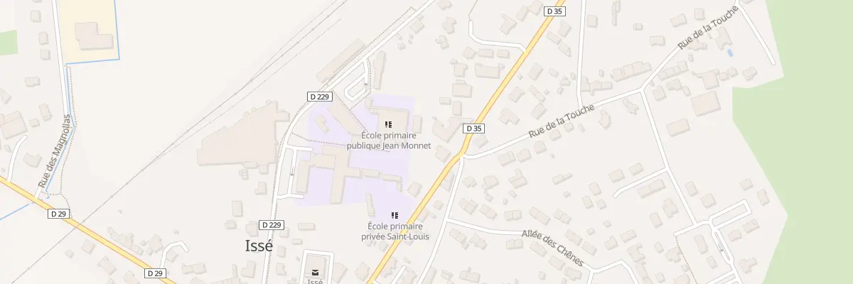Plan du 11 Rue de la Poste à Issé