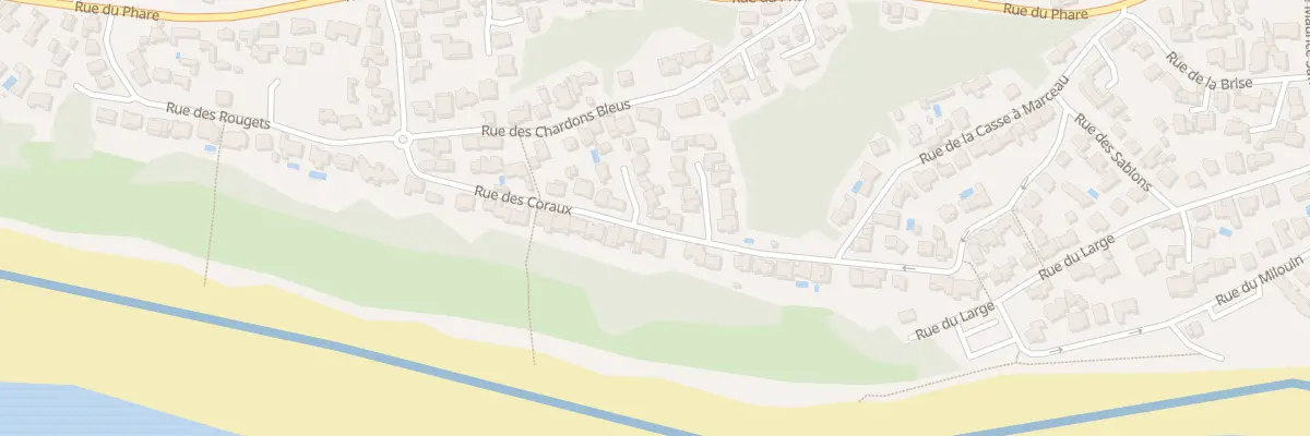 Plan du 36 Rue des coraux à La Tranche-sur-Mer