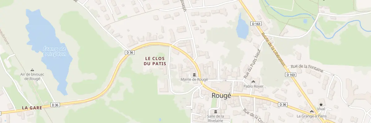 Plan du 5 Rue de la Gare à Rougé