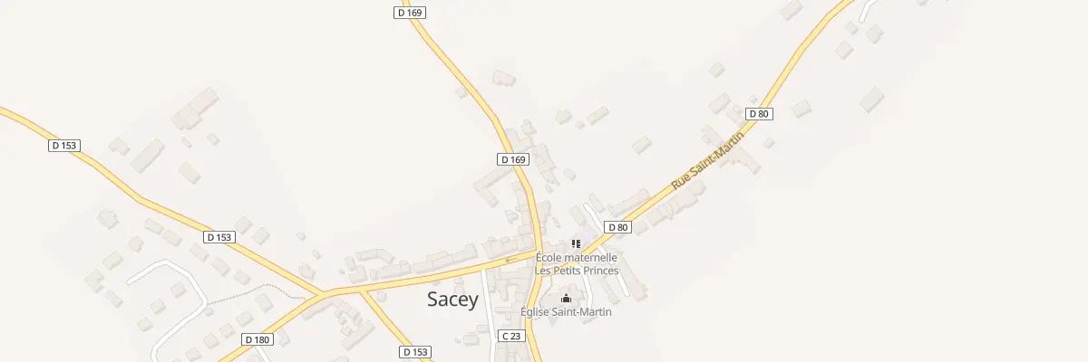 Plan du 10 Rue St Thomas à Sacey