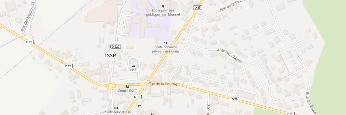 Plan du 6 Rue de la Poste à Issé