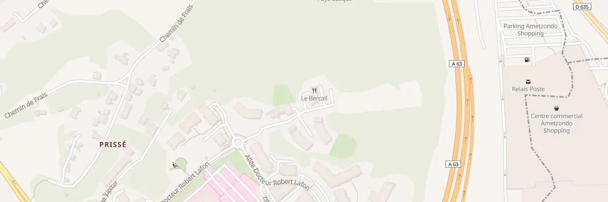 Plan du 3 Rue Colette Etchepare-Pénaud à Bayonne