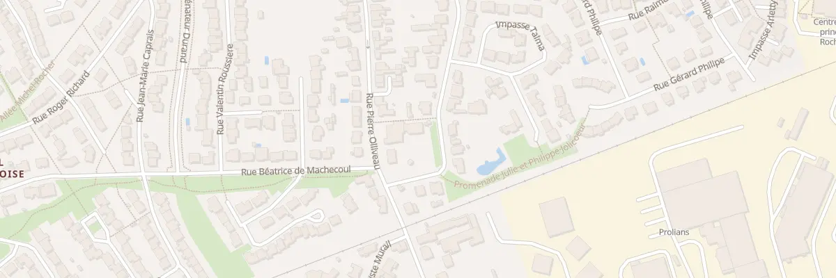 Plan du 85B Rue Pierre Oliveau à La Roche-sur-Yon