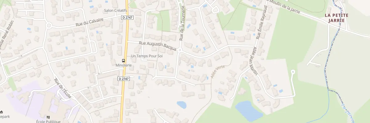 Plan du 8 Rue augustin bacqua à Aubigny-Les Clouzeaux