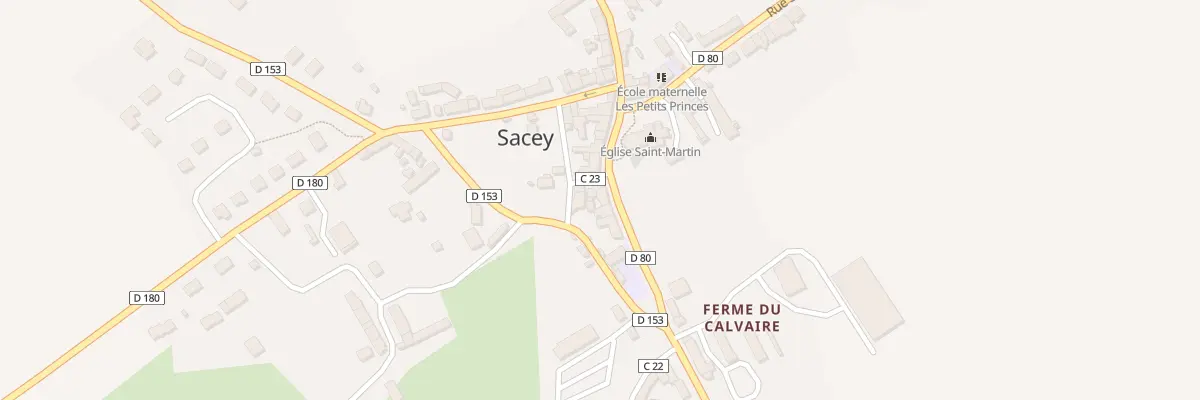 Plan du 15 Rue St Thomas à Sacey