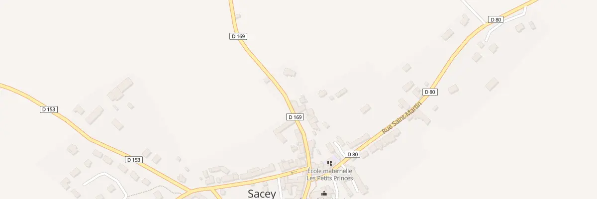 Plan du 18 Rue St Thomas à Sacey