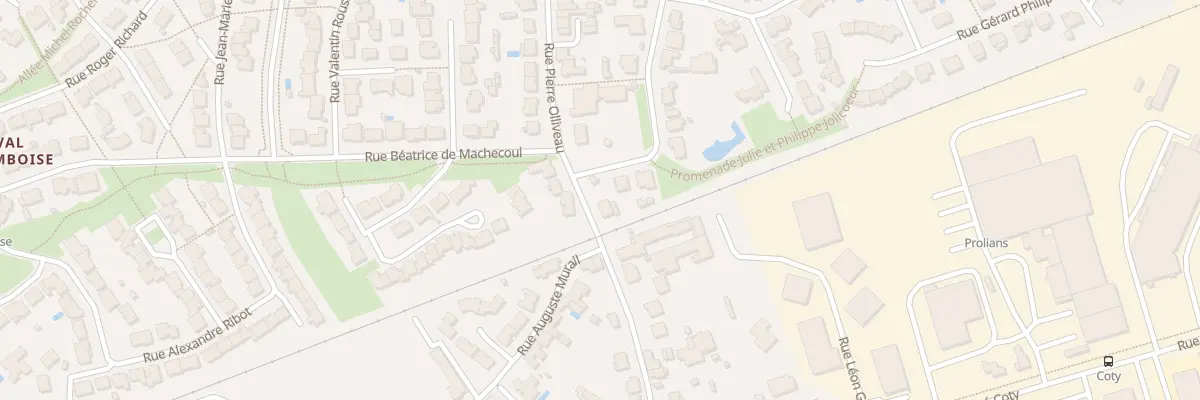 Plan du 105 Rue Pierre Oliveau à La Roche-sur-Yon
