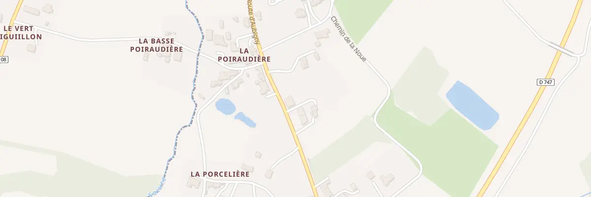 Plan du 5259 La Poiraudiere à La Boissière-des-Landes