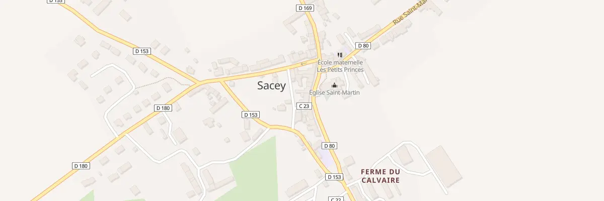 Plan du 19 Rue St Thomas à Sacey