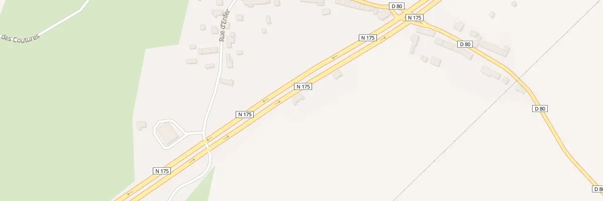 Plan du 25 Rte Nationale à Tanis