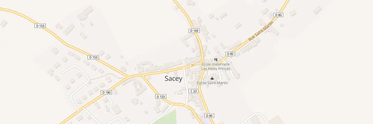 Plan du 10 Rue du Guesclin à Sacey