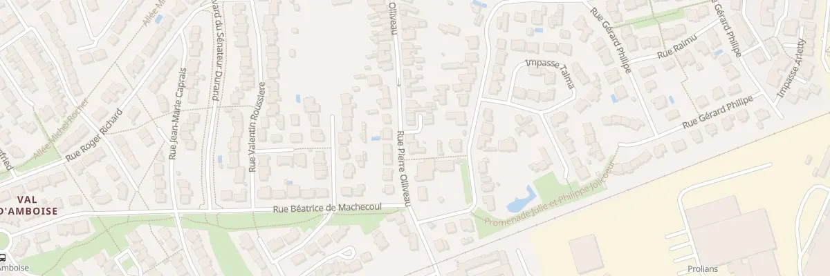 Plan du 77 Rue Pierre Oliveau à La Roche-sur-Yon